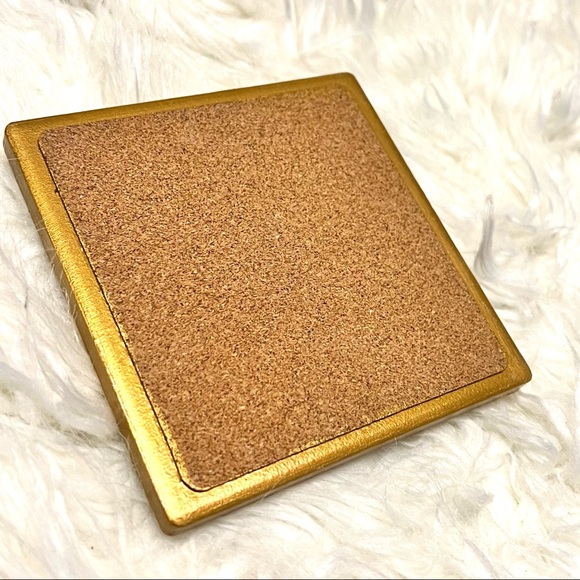 Upcycled Luxury Drink Coaster from Authentic Louis Vuitton Canvas - Picture 4 of 9